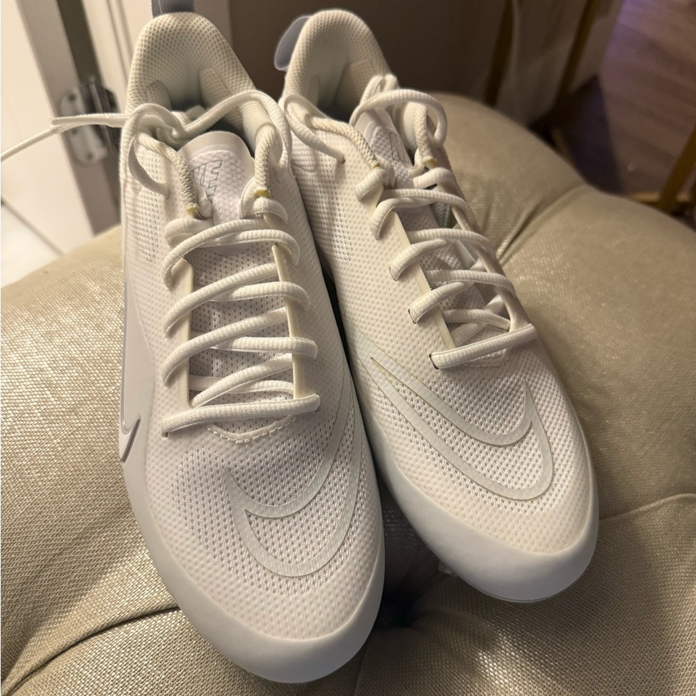 Nike White Lacrosse Cleats